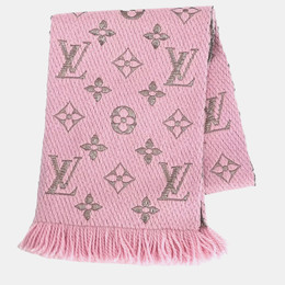 Louis Vuitton: Розовый шарф 