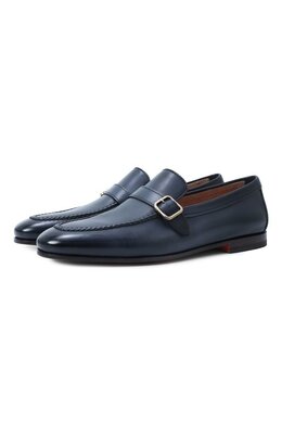 Santoni: Синие туфли 