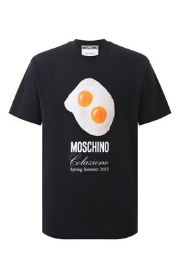 Moschino: Хлопковая футболка 