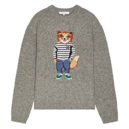 Maison Kitsune: Свитер из шерсти 