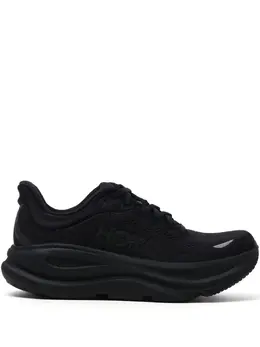 HOKA: Чёрные кроссовки 