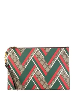 Gucci Pre-Owned: Коричневый клатч 