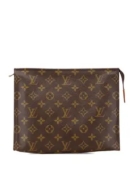 Louis Vuitton Pre-Owned: Коричневый клатч 