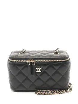 CHANEL Pre-Owned: Чёрная сумка 