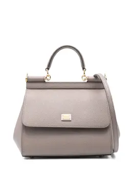 Dolce & Gabbana: Коричневая сумка-шоппер 