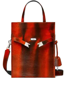 Tory Burch: Красная сумка-шоппер  Lee Radziwill
