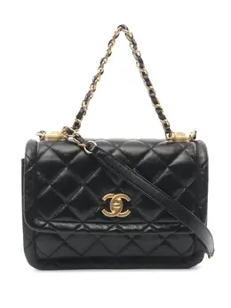 CHANEL Pre-Owned: Чёрная сумка 
