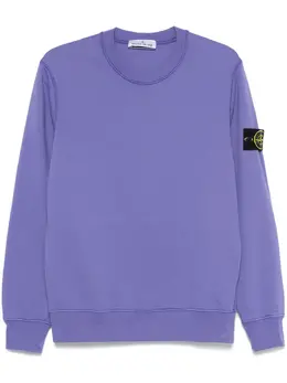 Stone Island: Фиолетовый свитшот  Compass
