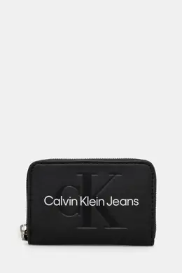 Calvin Klein Jeans: Чёрный кошелёк 