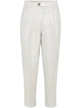 Brunello Cucinelli: Белые брюки 