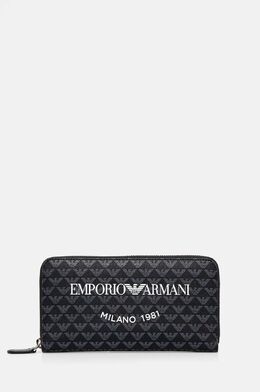 Emporio Armani: Чёрный кошелёк 