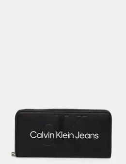 Calvin Klein Jeans: Чёрный кошелёк 