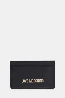 LOVE MOSCHINO: Чёрный картхолдер 