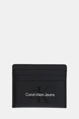 Calvin Klein Jeans: Чёрный картхолдер 