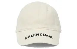 Balenciaga: Белая кепка 