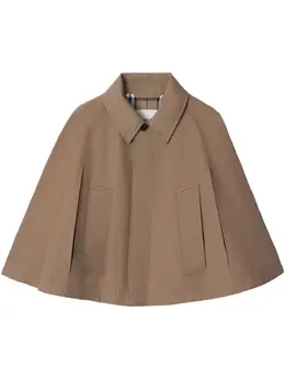 Burberry: Светлый плащ 