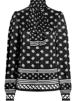 Dolce & Gabbana: Рубашка  DG с принтом