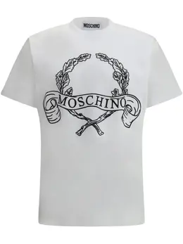 Moschino: Футболка с принтом 