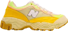 New Balance: Жёлтые кроссовки  801