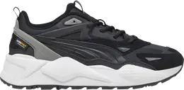 PUMA: Чёрные кроссовки  RS-X