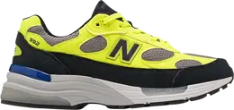 New Balance: Жёлтые кроссовки  992
