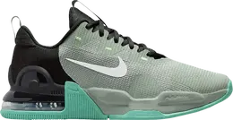 Nike: Зелёные кроссовки  Air Max