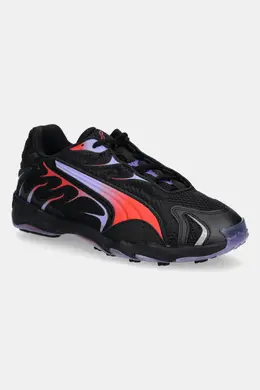 PUMA: Чёрные кроссовки 