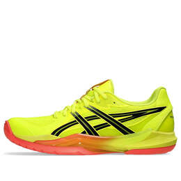 Asics: Жёлтые кроссовки 