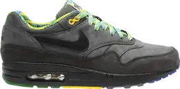 Nike: Чёрные кроссовки  Air Max 1