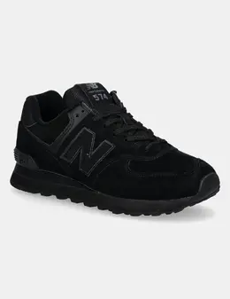 New Balance: Чёрные кроссовки  574