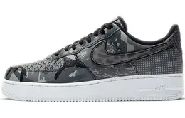 Nike: Чёрные кроссовки  Air Force 1 Low