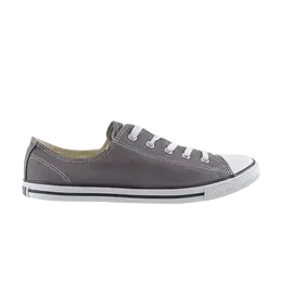 Converse: Серые кроссовки  Chuck Taylor All Star Dainty