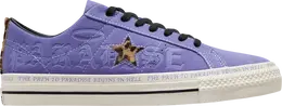 Converse: Фиолетовые кеды  One Star Pro