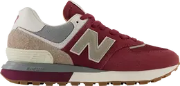 New Balance: Бордовые кроссовки  574