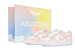 Nike: Розовые кроссовки  Dunk