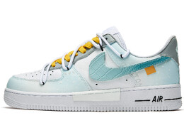 Nike: Голубые кроссовки  Air Force 1