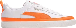 PUMA: Оранжевые кроссовки  Basket