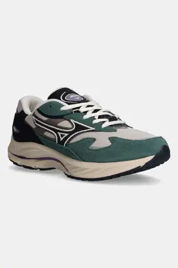 Mizuno: Зелёные кроссовки 