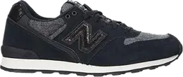 New Balance: Чёрные кроссовки 