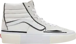 Vans: Белые кроссовки  Sk8-Hi