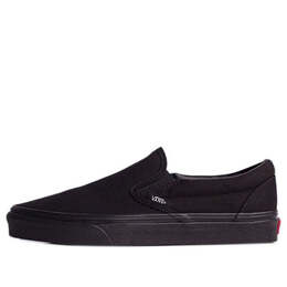 Vans: Чёрные кроссовки  Classic Slip On