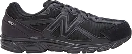 New Balance: Чёрные кроссовки 