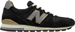 New Balance: Чёрные кроссовки  996