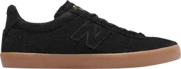 New Balance: Чёрные кроссовки 