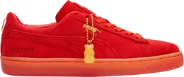 PUMA: Красные кроссовки  Suede