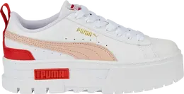 PUMA: Белые кроссовки  Mayze