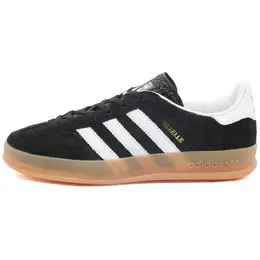 Adidas: Чёрные кеды  Gazelle Indoor