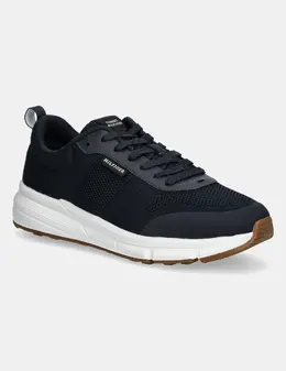 Tommy Hilfiger: Тёмные кроссовки  Runner