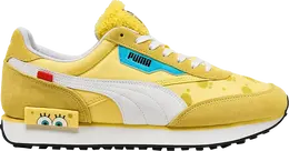 PUMA: Жёлтые кроссовки  Future Rider