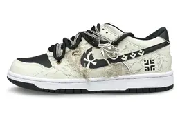 Nike: Чёрные кроссовки  Dunk